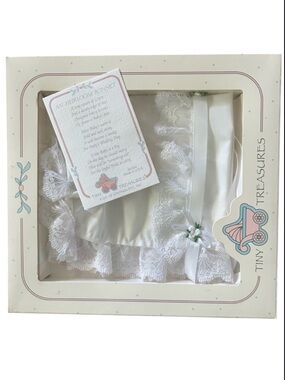 White Baby Bonnet